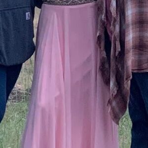 Elegant Pink Maxi Dress